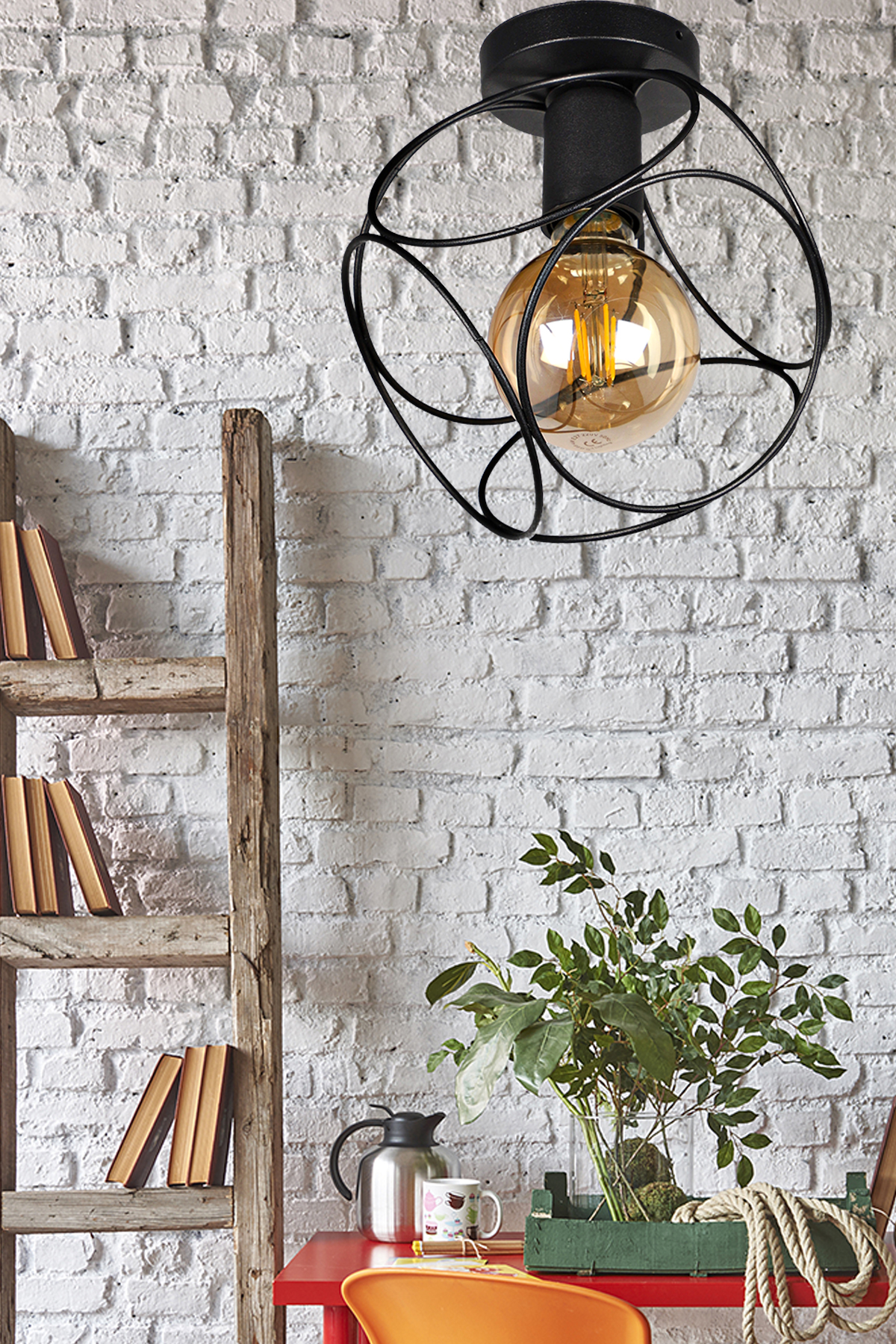 MODERN Chandelier Black